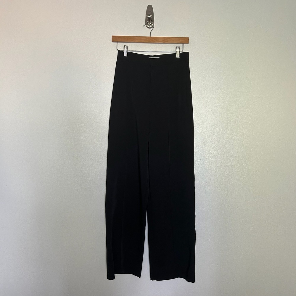Edit by Nine High-Waisted Pintuck Wide Leg Trousers Sz S